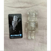 Bearbrick Series 31 JELLYBEAN Silver Glitterw 100%